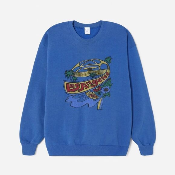 RE/DONE LAX Sweatshirt in Navy blue - Picture 5 of 9